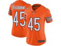 Nike Joel Iyiegbuniwe Limited Orange Women's Jersey - NFL Chicago Bears #45 Rush Vapor Untouchable