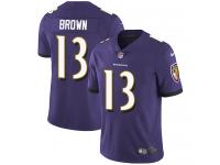 Nike John Brown Elite Purple Home Youth Jersey - NFL Baltimore Ravens #13 Vapor Untouchable