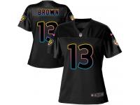 Nike John Brown Game Black Women's Jersey - NFL Baltimore Ravens #13 Fashion