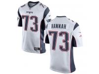 Nike John Hannah Game White Road Youth Jersey - NFL New England Patriots #73