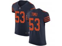 Nike John Timu Elite Navy Blue Alternate Men's Jersey - NFL Chicago Bears #53 Vapor Untouchable