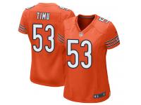 Nike John Timu Game Orange Alternate Women's Jersey - NFL Chicago Bears #53