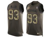 Nike Jonathan Allen Green Men's Jersey - NFL Washington Redskins #93 Salute to Service Tank Top