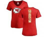 Nike Justin Houston Red Backer Women's - NFL Kansas City Chiefs #50 T-Shirt
