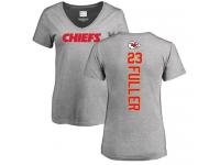 Nike Kendall Fuller Ash Backer V-Neck Women's - NFL Kansas City Chiefs #23 T-Shirt
