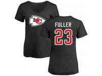 Nike Kendall Fuller Black Name & Number Logo Slim Fit Women's - NFL Kansas City Chiefs #23 T-Shirt