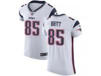 Nike Kenny Britt Elite White Road Men's Jersey - NFL New England Patriots #88 Vapor Untouchable