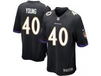 Nike Kenny Young Game Black Alternate Men's Jersey - NFL Baltimore Ravens #40