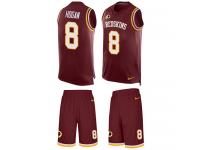 Nike Kevin Hogan Burgundy Red Men's Jersey - NFL Washington Redskins #8 Tank Top Suit