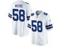 Nike Limited Men's Damontre Moore White Road Jersey NFL #58 Dallas Cowboys