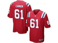 Nike Marcus Cannon Game Red Alternate Youth Jersey - NFL New England Patriots #61