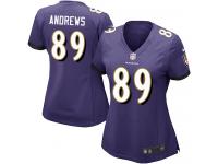 Nike Mark Andrews Game Purple Home Women's Jersey - NFL Baltimore Ravens #89