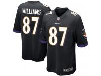 Nike Maxx Williams Game Black Alternate Youth Jersey - NFL Baltimore Ravens #87