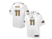Nike Men NFL Baltimore Ravens #11 Kamar Aiken White Game Jersey