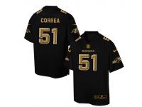 Nike Men NFL Baltimore Ravens #51 Kamalei Correa Black Game Jersey