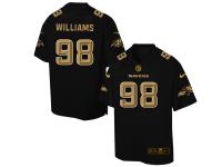 Nike Men NFL Baltimore Ravens #98 Brandon Williams Black Game Jersey