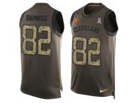 Nike Men NFL Cleveland Browns #82 Gary Barnidge Olive Salute To Service Tank Top