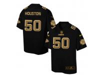 Nike Men NFL Kansas City Chiefs #50 Justin Houston Black Game Jersey