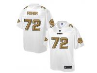 Nike Men NFL Kansas City Chiefs #72 Eric Fisher White Game Jersey