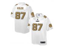 Nike Men NFL Kansas City Chiefs #87 Travis Kelce White Game Jersey
