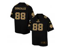 Nike Men NFL Kansas City Chiefs #88 Tony Gonzalez Black Game Jersey