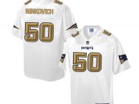 Nike Men NFL New England Patriots #50 Rob Ninkovich White Game Jersey