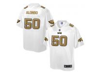 Nike Men NFL Philadelphia Eagles #50 Kiko Alonso White Game Jersey