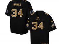Nike Men NFL Seattle Seahawks #34 Thomas Rawls Black Game Jersey
