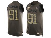 Nike Men NFL Washington Redskins #91 Ryan Kerrigan Olive Salute To Service Tank Top