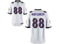 Nike Men's Baltimore Ravens Ty Montgomery White Game Jersey