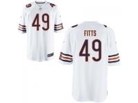 Nike Men's Chicago Bears #49 Kylie Fitts Game White Jersey