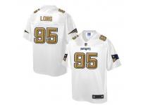 Nike Men's Chris Long Game White Jersey - New England Patriots NFL #95 Pro Line Fashion