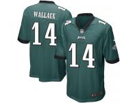 Nike Mike Wallace Game Midnight Green Home Men's Jersey - NFL Philadelphia Eagles #14