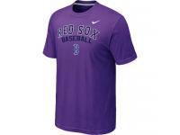 Nike MLB Boston Red Sox 2014 Home Practice T-Shirt - Purple