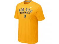 Nike MLB Boston Red Sox 2014 Home Practice T-Shirt - Yellow