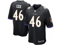 Nike Morgan Cox Game Black Alternate Youth Jersey - NFL Baltimore Ravens #46