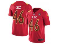 Nike Morgan Cox Limited Red Men's Jersey - NFL Baltimore Ravens #46 2017 Pro Bowl