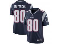 Nike New England Patriots #80 Jordan Matthews Navy Blue Team Color Men's Stitched NFL Vapor Untouchable Limited Jersey