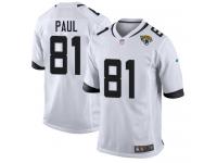 Nike Niles Paul Game White Road Men's Jersey - NFL Jacksonville Jaguars #81