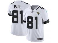 Nike Niles Paul Limited White Road Men's Jersey - NFL Jacksonville Jaguars #81 Vapor Untouchable
