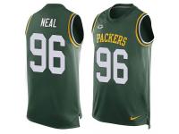 Nike Packers #96 Mike Neal Green Team Color Men Stitched NFL Tank Top