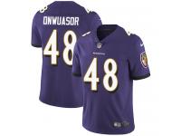 Nike Patrick Onwuasor Limited Purple Home Youth Jersey - NFL Baltimore Ravens #48 Vapor Untouchable