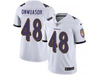 Nike Patrick Onwuasor Limited White Road Men's Jersey - NFL Baltimore Ravens #48 Vapor Untouchable