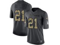 Nike Patriots #21 Malcolm Butler Black Men Stitched NFL Limited 2016 Salute To Service Jersey