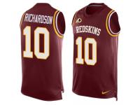 Nike Paul Richardson Red Men's Jersey - NFL Washington Redskins #10 Player Name & Number Tank Top