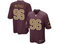 Nike Pernell McPhee Game Burgundy Red Alternate Youth Jersey - NFL Washington Redskins #96 80th Anniversary