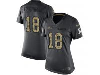 Nike Ravens #18 Breshad Perriman Black Women Stitched NFL Limited 2016 Salute to Service Jersey