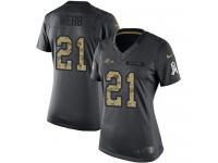 Nike Ravens #21 Lardarius Webb Black Women Stitched NFL Limited 2016 Salute to Service Jersey