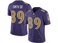Nike Ravens #89 Steve Smith Sr Purple Men Stitched NFL Limited Rush Jersey