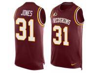 Nike Redskins #31 Matt Jones Burgundy Red Team Color Men Stitched NFL Tank Top